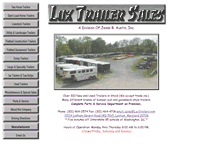 Tablet Screenshot of luxtrailers.com